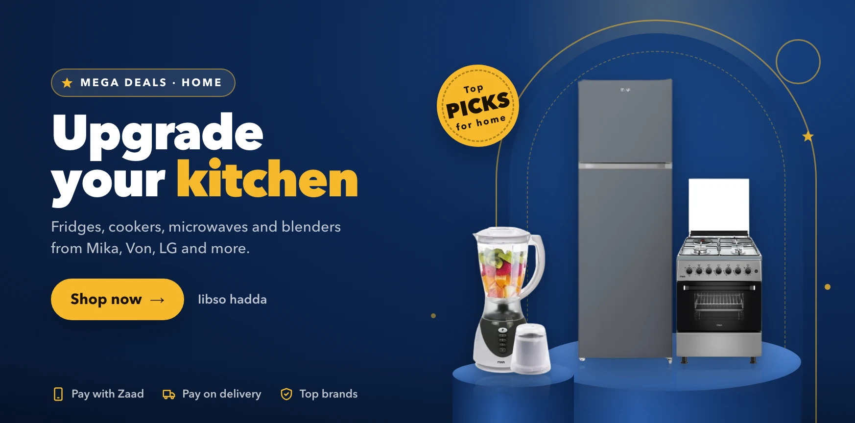 Upgrade your kitchen – fridges, cookers, microwaves and blenders
